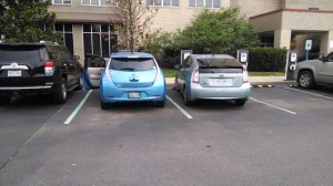 Horror of Horrors. A Prius ICE's an EV charging space!!
