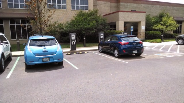 Elantra parks mst of day in this spot