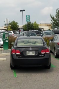 Lexus Luxury Car feels Entitled - Click to Enlarge