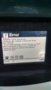 DC Fast Charge Error Message. Click to enlarge