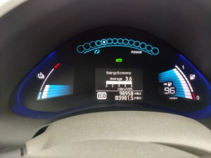 New battery sowing 96 miles on 11/12 charge.